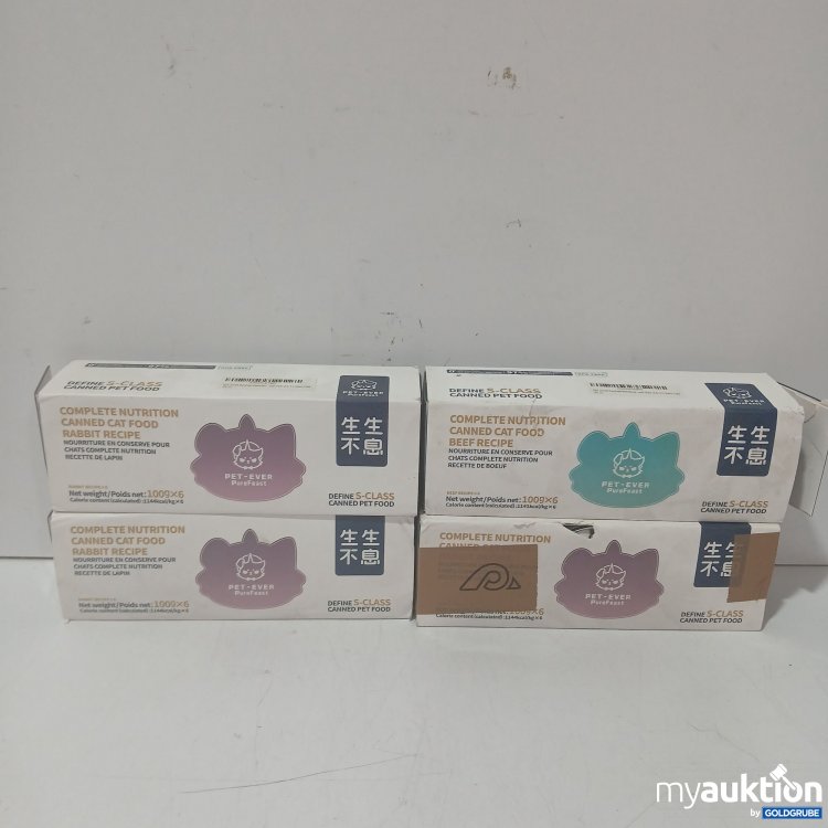 Artikel Nr. 929665: Pet-Ever Complete Nutrition Katzenfutter abgelaufen 6x100g 4Stk