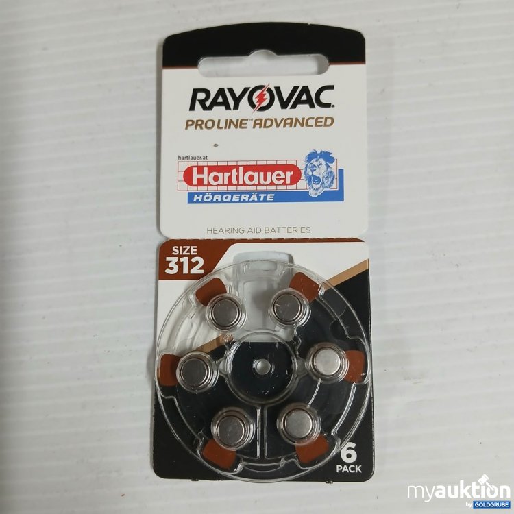 Artikel Nr. 932665 Artikel Nr. 932665: RAYOVAC Pro Line Advanced Hörgerätebatterien Größe 312 6 Pack