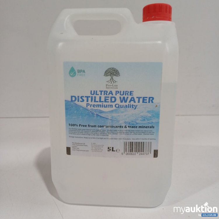 Artikel Nr. 960665: Ultra Pure Distilled Water 5 l