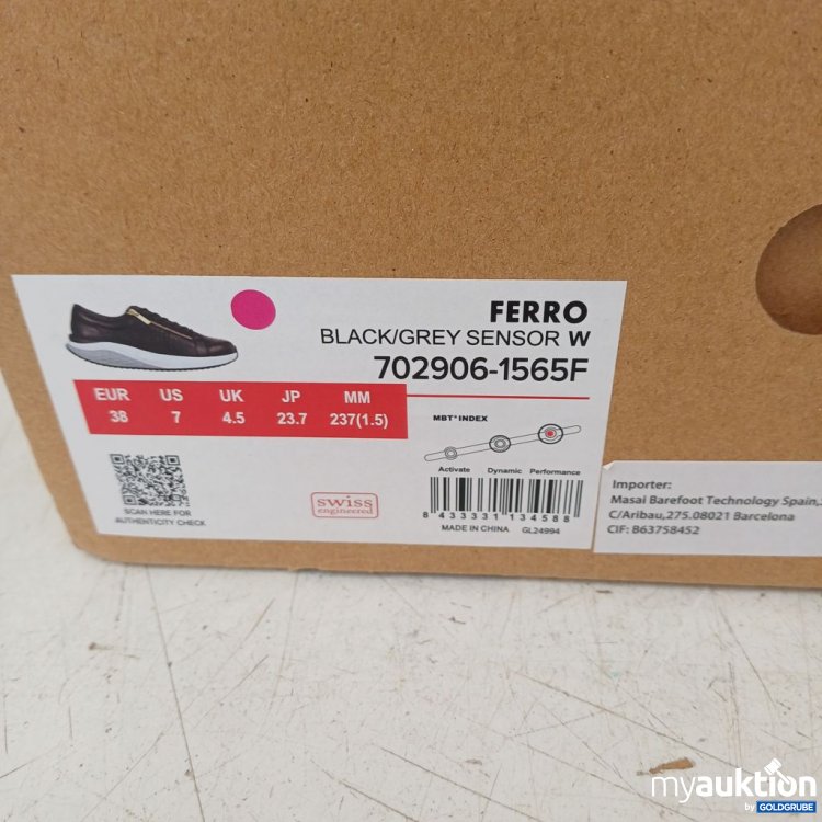 Artikel Nr. 976665 Artikel Nr. 976665: MBT Ferro Physiologische Schuhe mit Reißverschluss