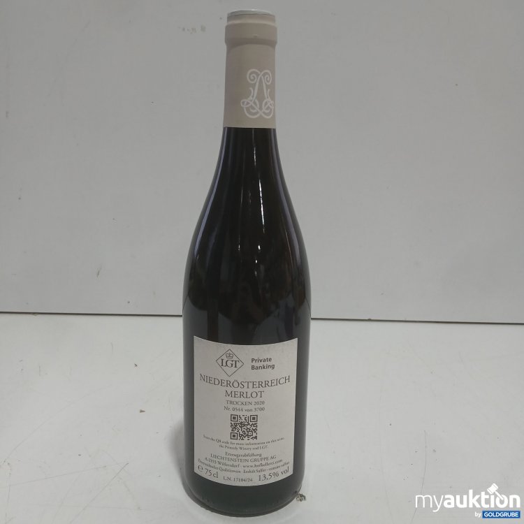Artikel Nr. 991665 Artikel Nr. 991665: LGT Niederösterreich merlot 75cl