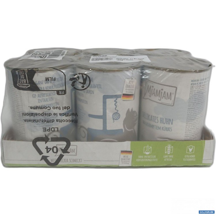 Artikel Nr. 996665: Mjamjam Katzenfutter Huhn an Kürbis 6x400g 