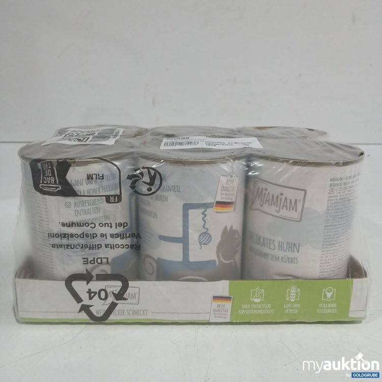 Artikel Nr. 996665: Mjamjam Katzenfutter Huhn an Kürbis 6x400g 