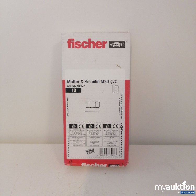 Artikel Nr. 309666 Artikel Nr. 309666: Fischer Mutter & Scheibe M20 519737