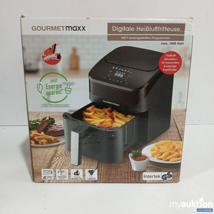 Artikel Nr. 447666 Artikel Nr. 447666: GOURMETmaxx Digitale Heißluftfritteuse 4 Liter