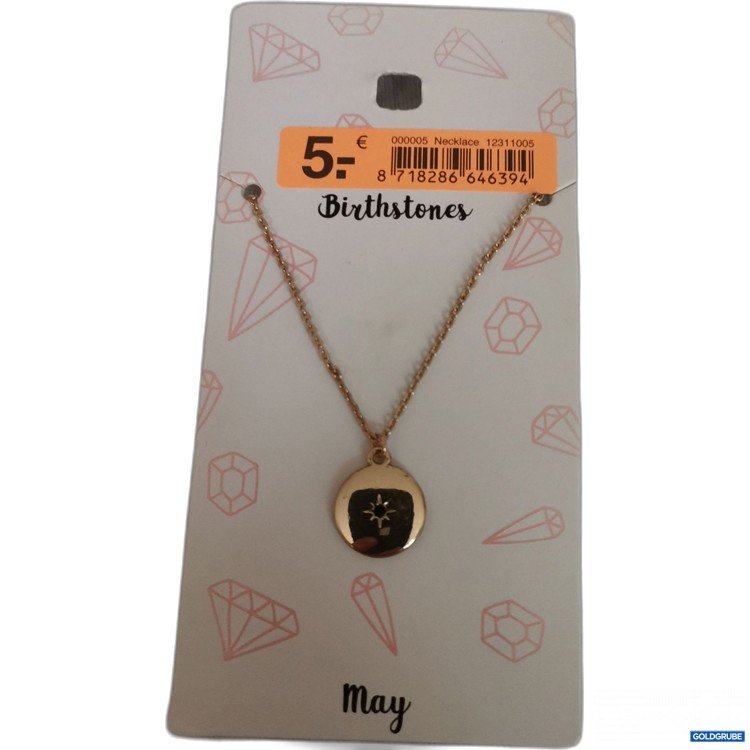 Artikel Nr. 689666: Geburtstagsstein Halskette 