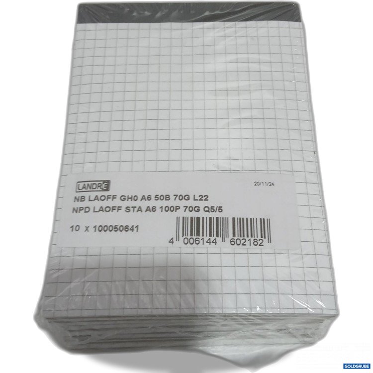Artikel Nr. 884666: Landré Notiz-Block A6 10x
