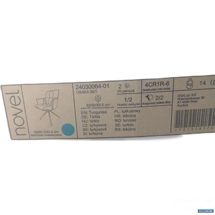Artikel Nr. 893666: Novel Osaka sky Sessel 2er Set türkis 24030064-01 