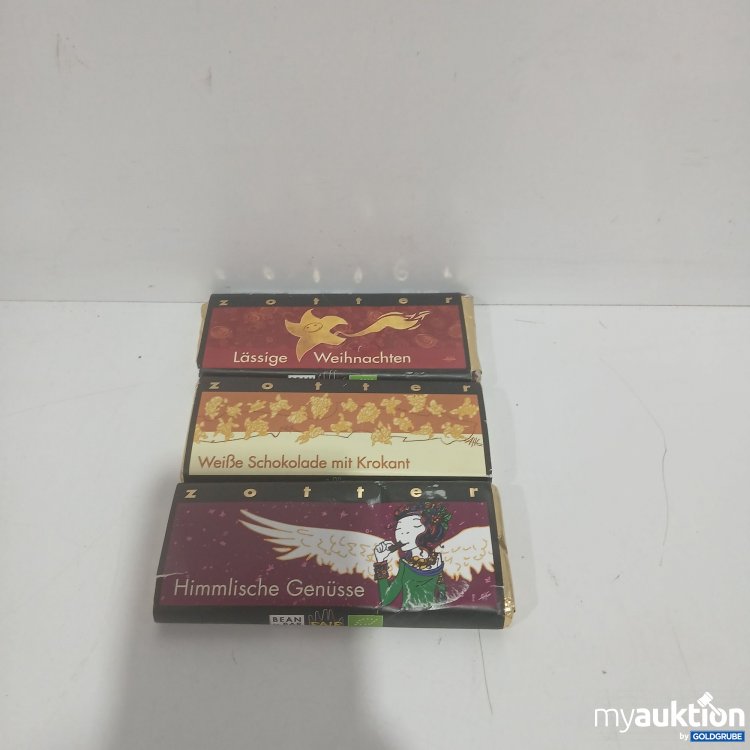 Artikel Nr. 897666: 3 Stück a70G Zotter Schokolade
