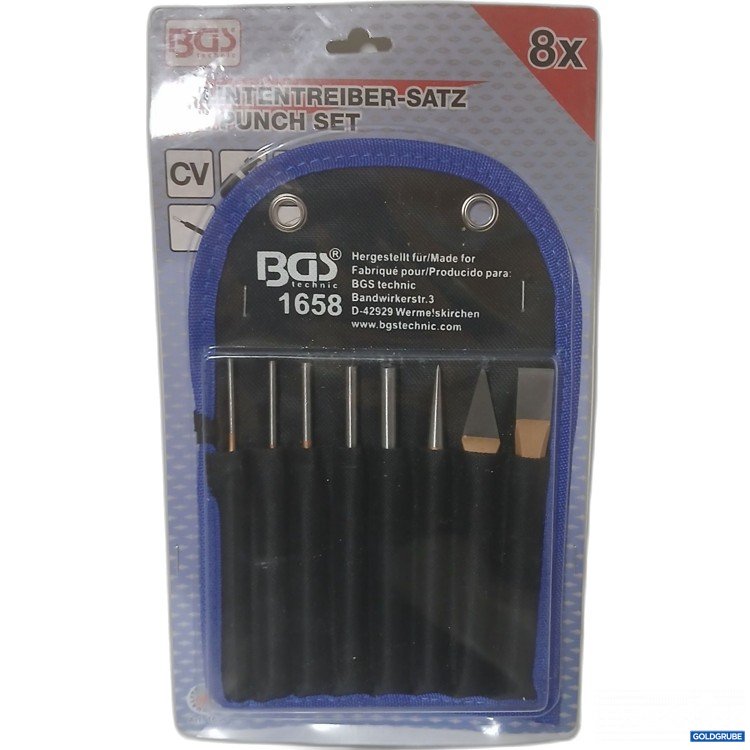 Artikel Nr. 916666: BGS Splintentreiber-Satz 1658 8x