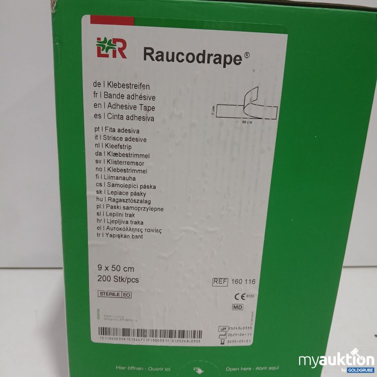 Artikel Nr. 971666: LR Raucodrape OP-Abdecksystem 9x50cm 200stk 