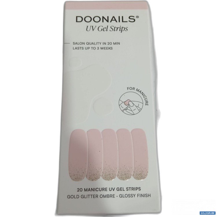 Artikel Nr. 977666: Doonails UV Gel Strips gold Glitter ombre 