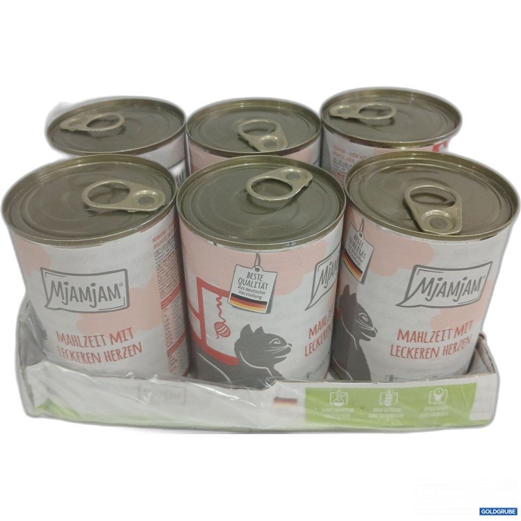 Artikel Nr. 996666: Mjamjam Katzenfutter Mahlzeit mit leckeren Herzen 6x400g 