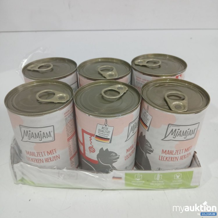 Artikel Nr. 996666: Mjamjam Katzenfutter Mahlzeit mit leckeren Herzen 6x400g 