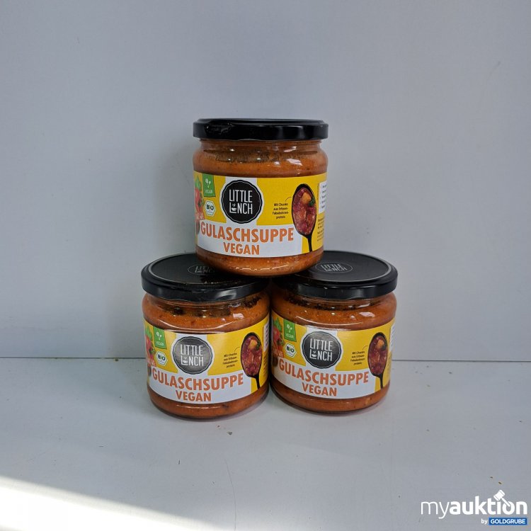 Artikel Nr. 816667 Artikel Nr. 816667: Little Lunch Gulaschsuppe vegan 3x350g