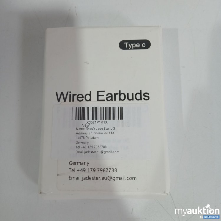Artikel Nr. 827667 Artikel Nr. 827667: Stereo Headphone Wired Earbuds Type C