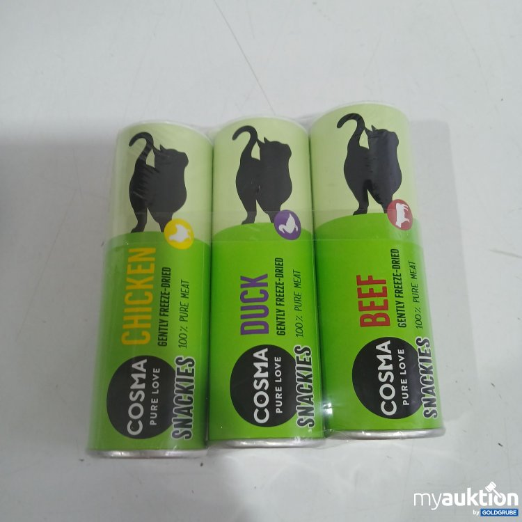 Artikel Nr. 867667: Cosma Pure Love Snackies für Katzen 3x15g