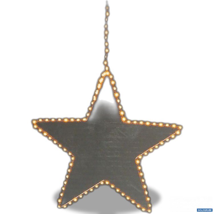 Artikel Nr. 921667: GLORY LIGHT Anhänger Stern schwarz 38 cm