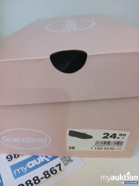 Artikel Nr. 988667: Graceland Mokassins Wildleder Schwarz