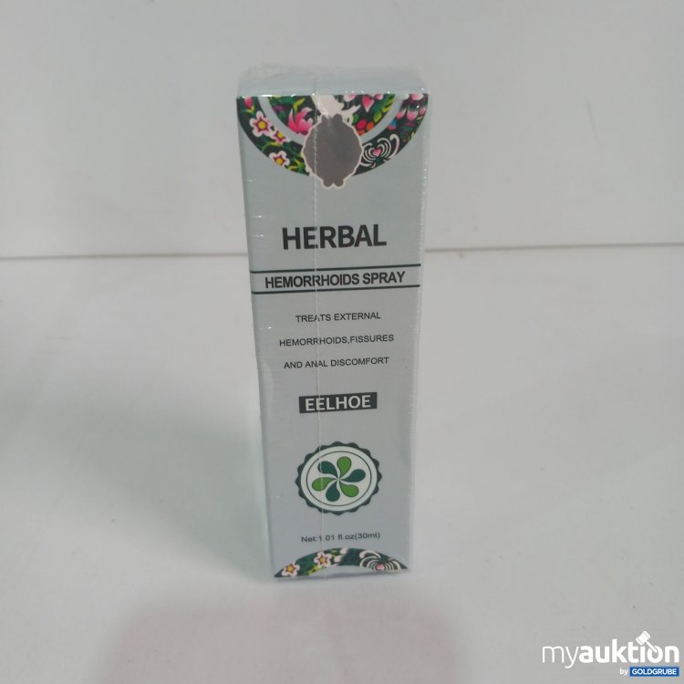 Artikel Nr. 520668 Artikel Nr. 520668: Eelhoe Herbal Hämorrhoiden Spray 30ml