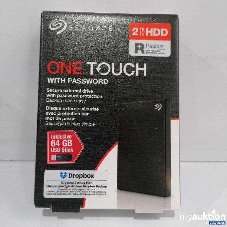 Artikel Nr. 847668 Artikel Nr. 847668: Seagate One Touch with Password