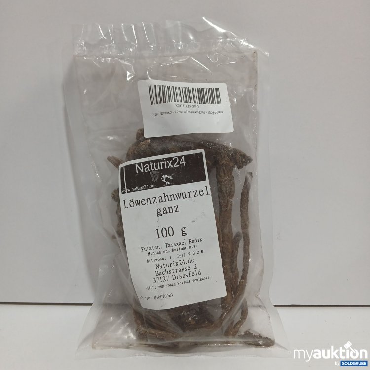 Artikel Nr. 850668: Naturix24 Löwenzahnwurzel Ganz 100g