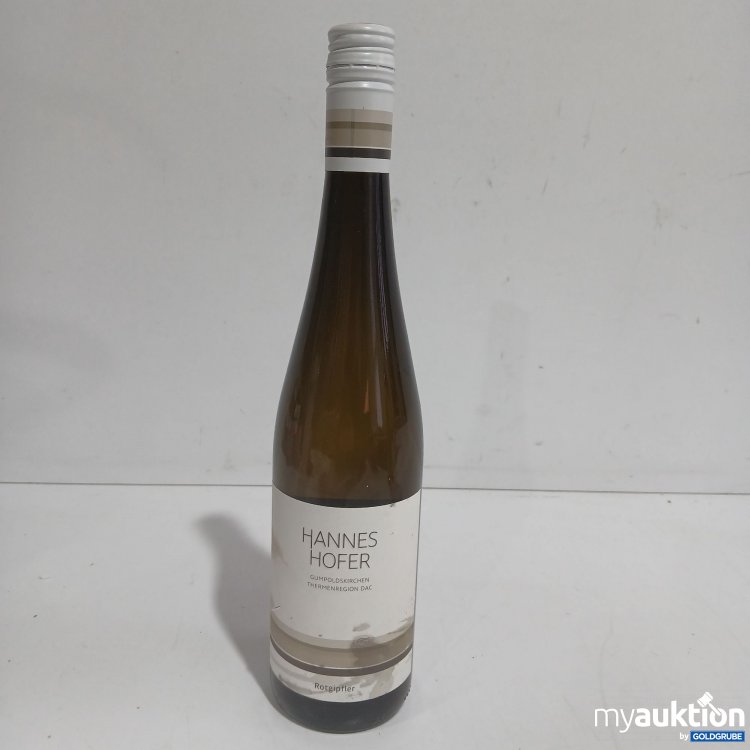Artikel Nr. 878668: Hannes Hofer Rotgipfler Gumpoldskirchen Thermenregion DAC Rotgipfler 750ml 