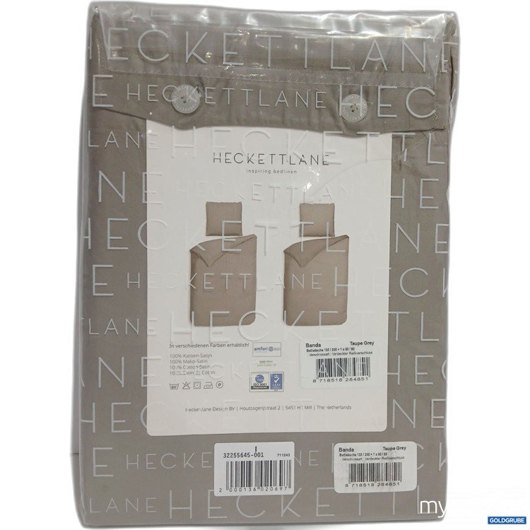 Artikel Nr. 890668: Heckettlane Bettwäsche Taupe 135x200cm 80x80cm 