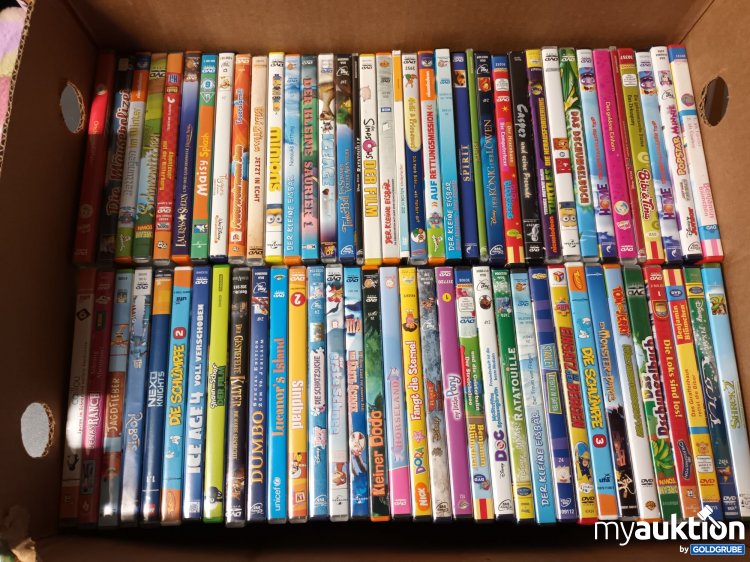Artikel Nr. 901668 Artikel Nr. 901668: Karton mit 71 Kinder Dvds