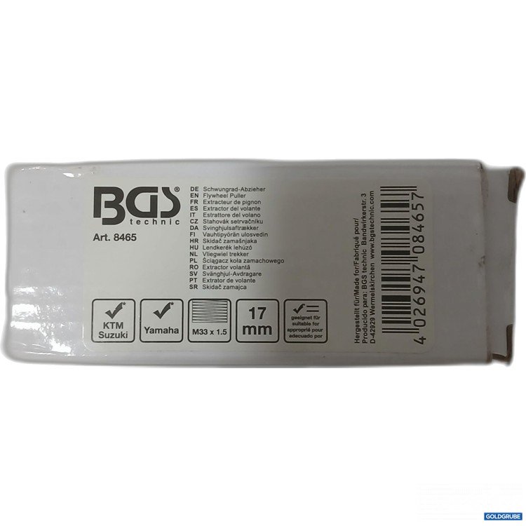 Artikel Nr. 916668: BGS Schwungrad-Abzieher 17mm 8465