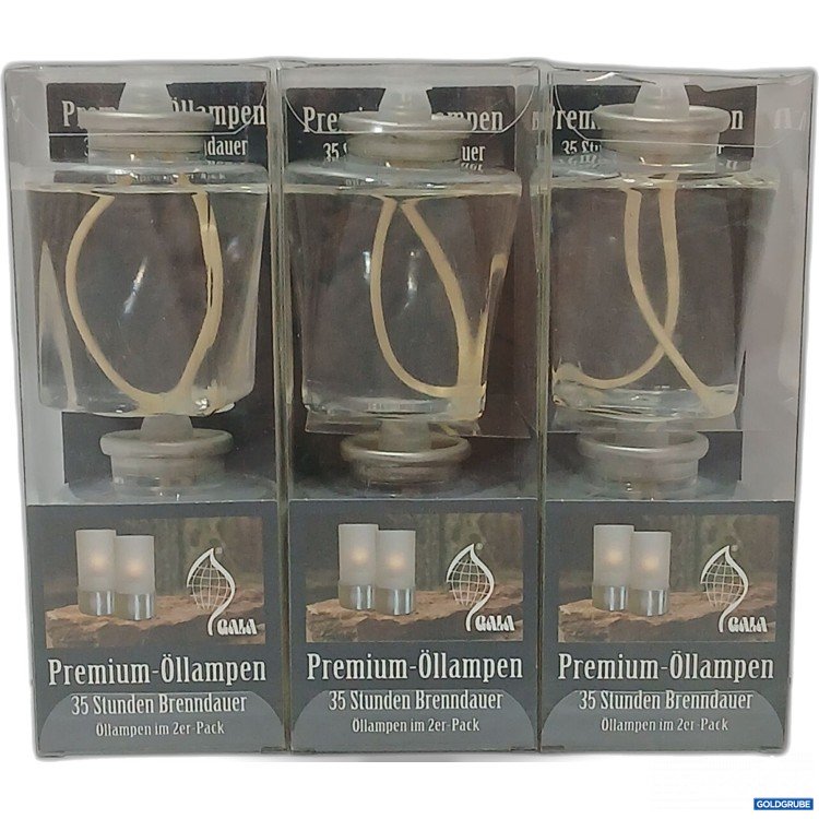 Artikel Nr. 929668: Gala Premium-Öllampen 3× je 2×95ml, ca 35Std Brennzeit 