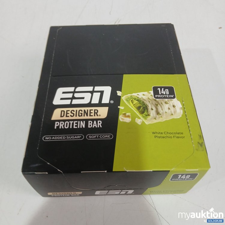Artikel Nr. 957668: ESN Desinger Protein Bar  White Chocolate Pistacio Clavor 12x45g 