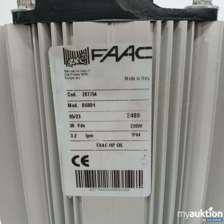 Artikel Nr. 959668: Faac Elektrolierung Orginal Ersatzteil B680H 