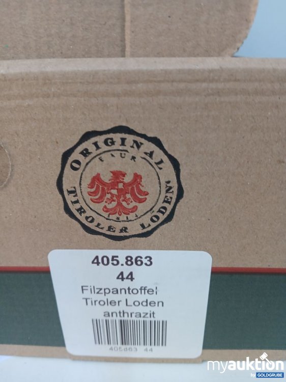 Artikel Nr. 988668: Original Tiroler Loden Filzpantoffel anthrazit 44