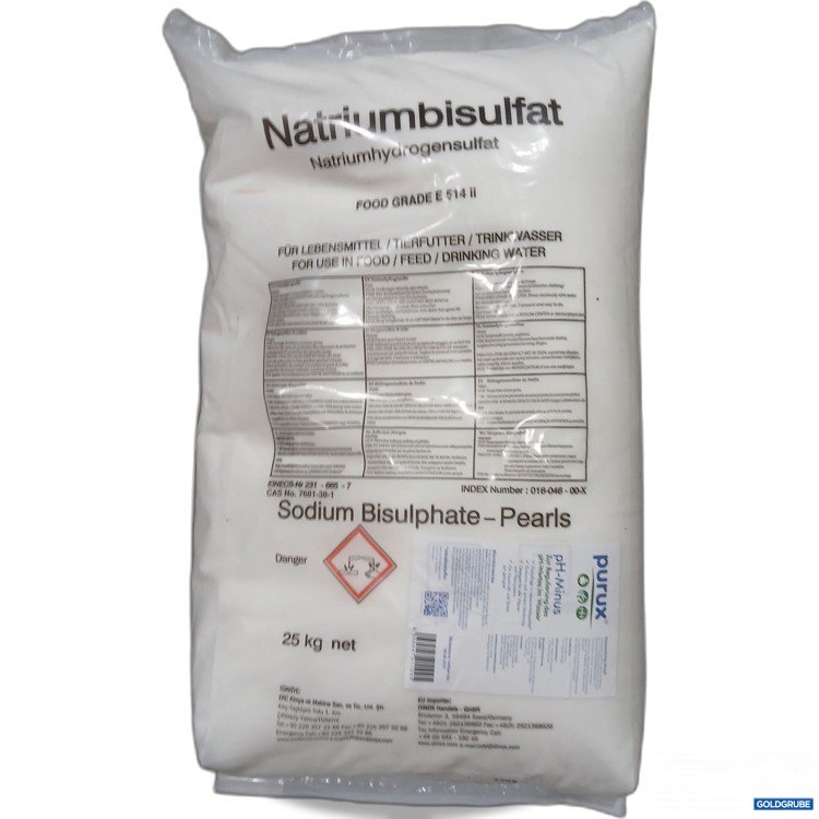 Artikel Nr. 994668 Artikel Nr. 994668: Purux Natriumbisilfat Natriumhydrogensulfat 25Kg