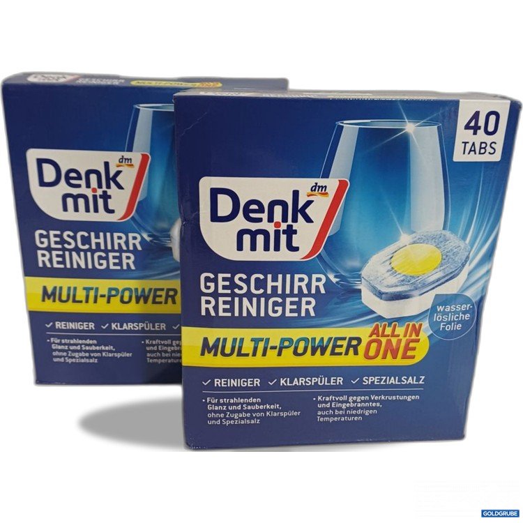 Artikel Nr. 960669: Denk mit Geschirr Reiniger Multi-Power All in One 2x40Tabs