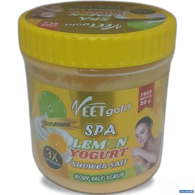 Artikel Nr. 981669 Artikel Nr. 981669: VEETgold SPA Lemon Yogurt Shower Salt Body Scrub