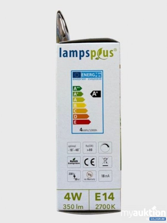 Artikel Nr. 983669 Artikel Nr. 983669: Lampsplus Gold Edition LED 4W E14 dimmbar