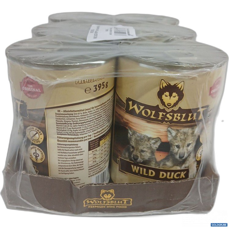 Artikel Nr. 996669: Wolfsblut Hundefutter wild Duck Puppy 6x395g 