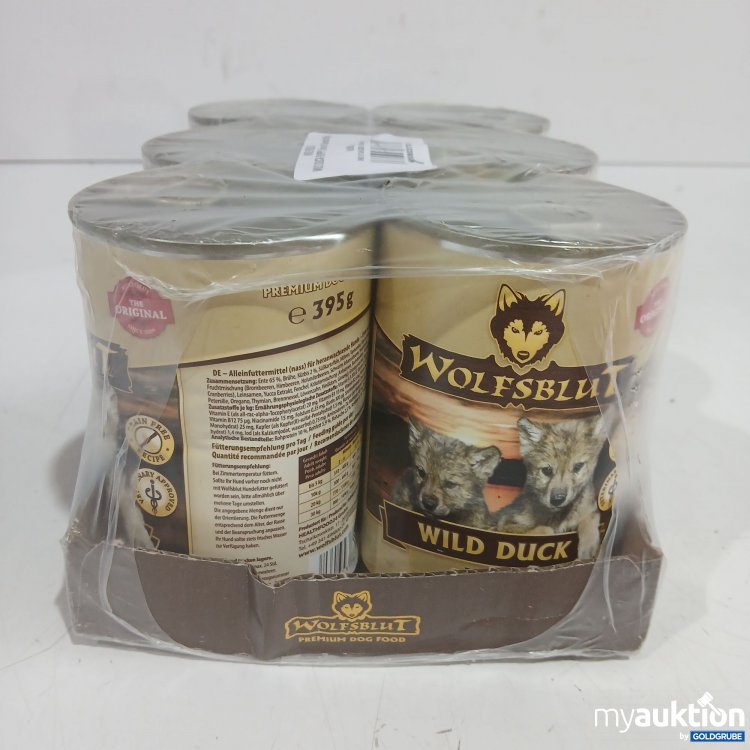 Artikel Nr. 996669: Wolfsblut Hundefutter wild Duck Puppy 6x395g 