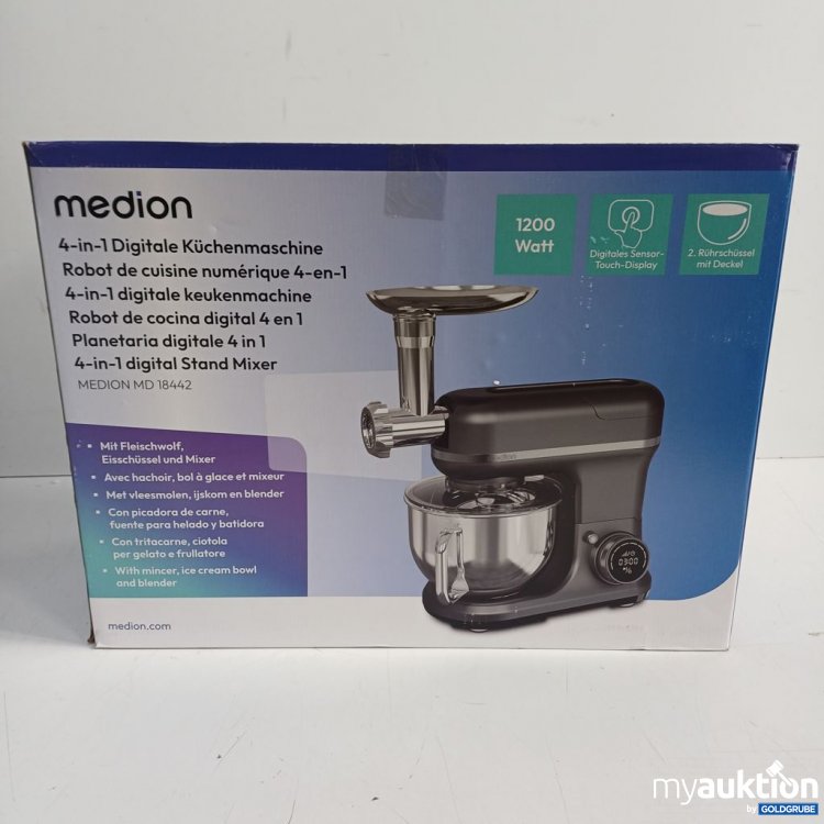 Artikel Nr. 446670 Artikel Nr. 446670: medion 4-in-1 Digitale Küchenmaschine MD 18442