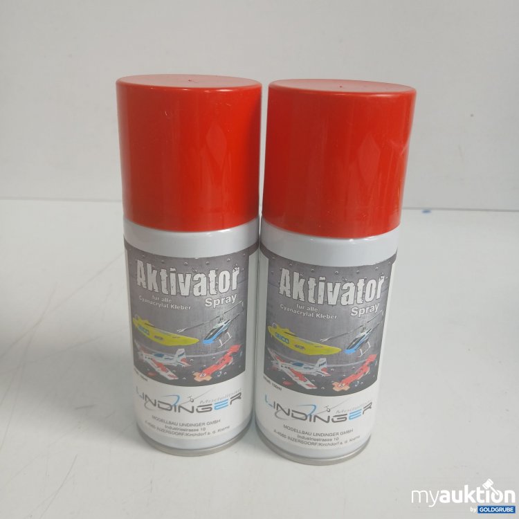 Artikel Nr. 525670: Aktivator Spray für alle Cyanacrylat Kleber 2x150ml