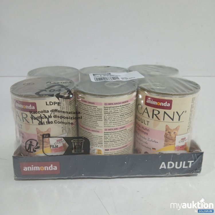 Artikel Nr. 867670: Animonda Carny Katzenfutter Adult Pute, Huhn, Shrimps 6x400g