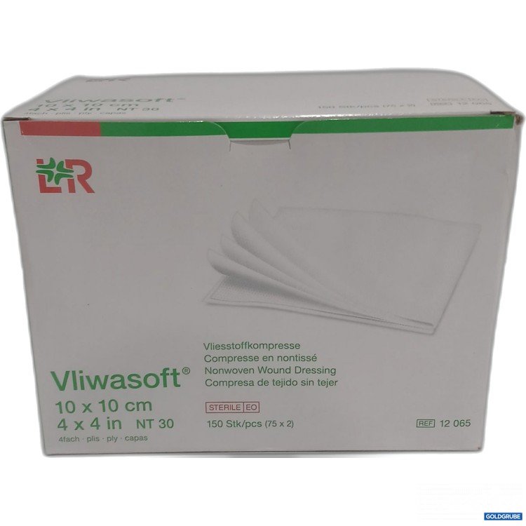 Artikel Nr. 884670 Artikel Nr. 884670: LR Vliwasoft Vliesstoffkompresse 10x10cm x100 Stück