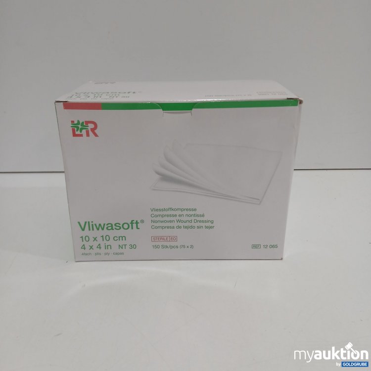 Artikel Nr. 884670 Artikel Nr. 884670: LR Vliwasoft Vliesstoffkompresse 10x10cm x100 Stück