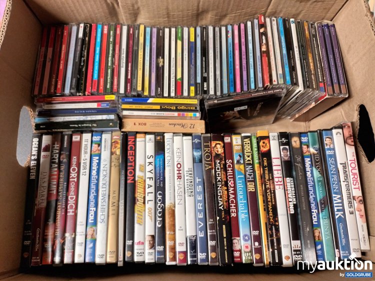 Artikel Nr. 901670 Artikel Nr. 901670: Gemischter Karton mit CDs und Dvds