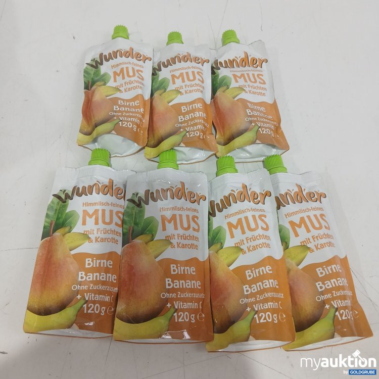 Artikel Nr. 939670 Artikel Nr. 939670: Wunder Mus Birne Banane abgelaufen je 120g 7Stk