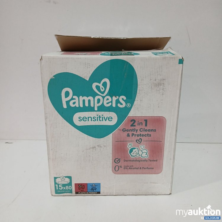 Artikel Nr. 523671: Pampers Sensitive 2in1  Feuchttücher 15x80stk 