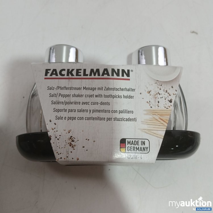 Artikel Nr. 524671 Artikel Nr. 524671: Fleckmann Salz/Pfefferstreuer
