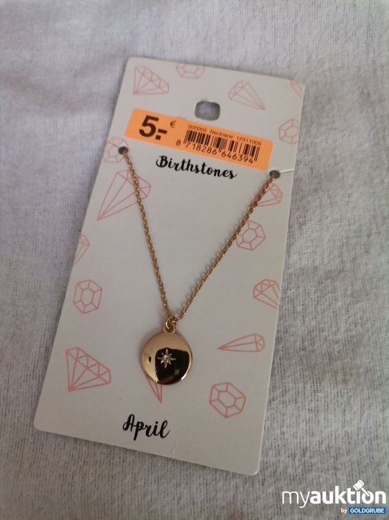 Artikel Nr. 689671: Geburtstagsstein Halskette 